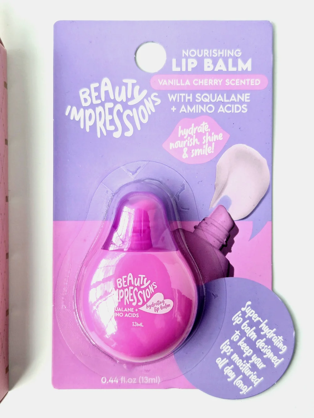 Marie Claire Soft Pink Lip Plumper Beauty Impressions Vanilla Cherry Lip Balm